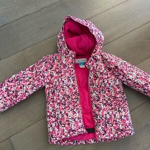 Columbia Kids' Pink Floral Jacket